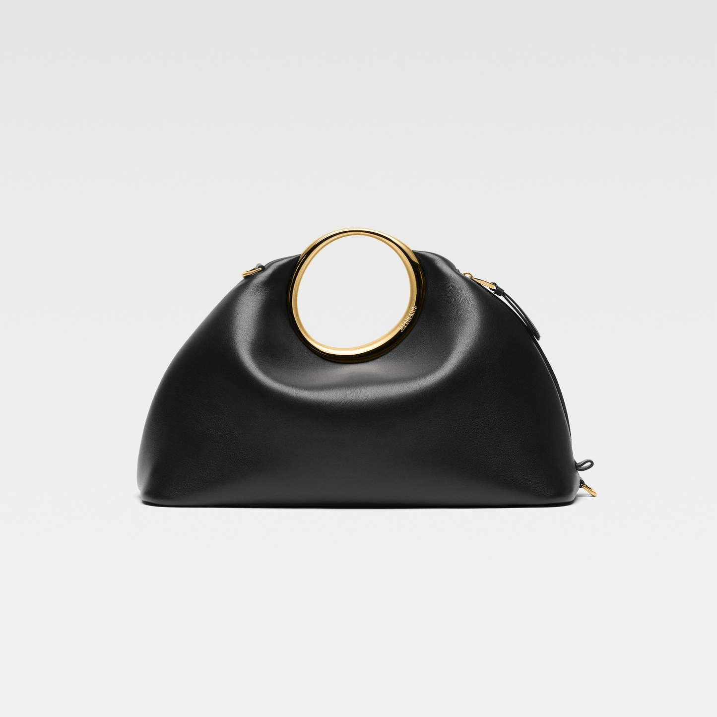 Black Ring Handle Handbag