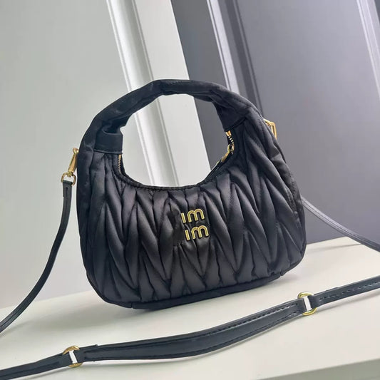 Ruched Cloud Mini Shoulder Bag