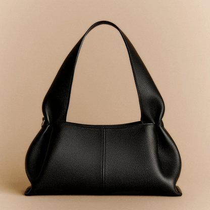 Minimalist Black Shoulder Bag
