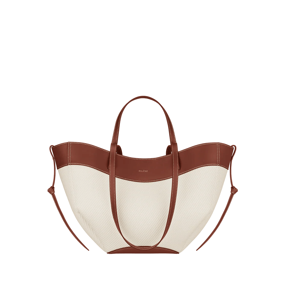 Canvas Leather Tote Bag