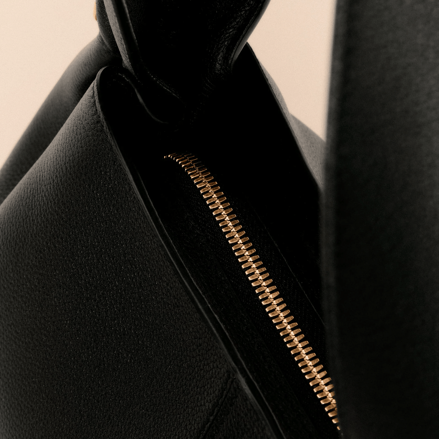 Minimalist Black Shoulder Bag