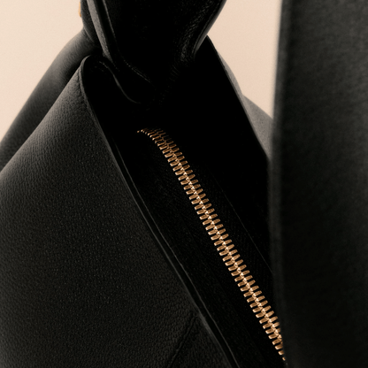 Minimalist Black Shoulder Bag