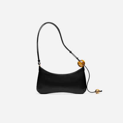 Classic Black Shoulder Bag