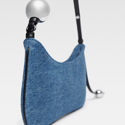 Denim Blue Shoulder Bag