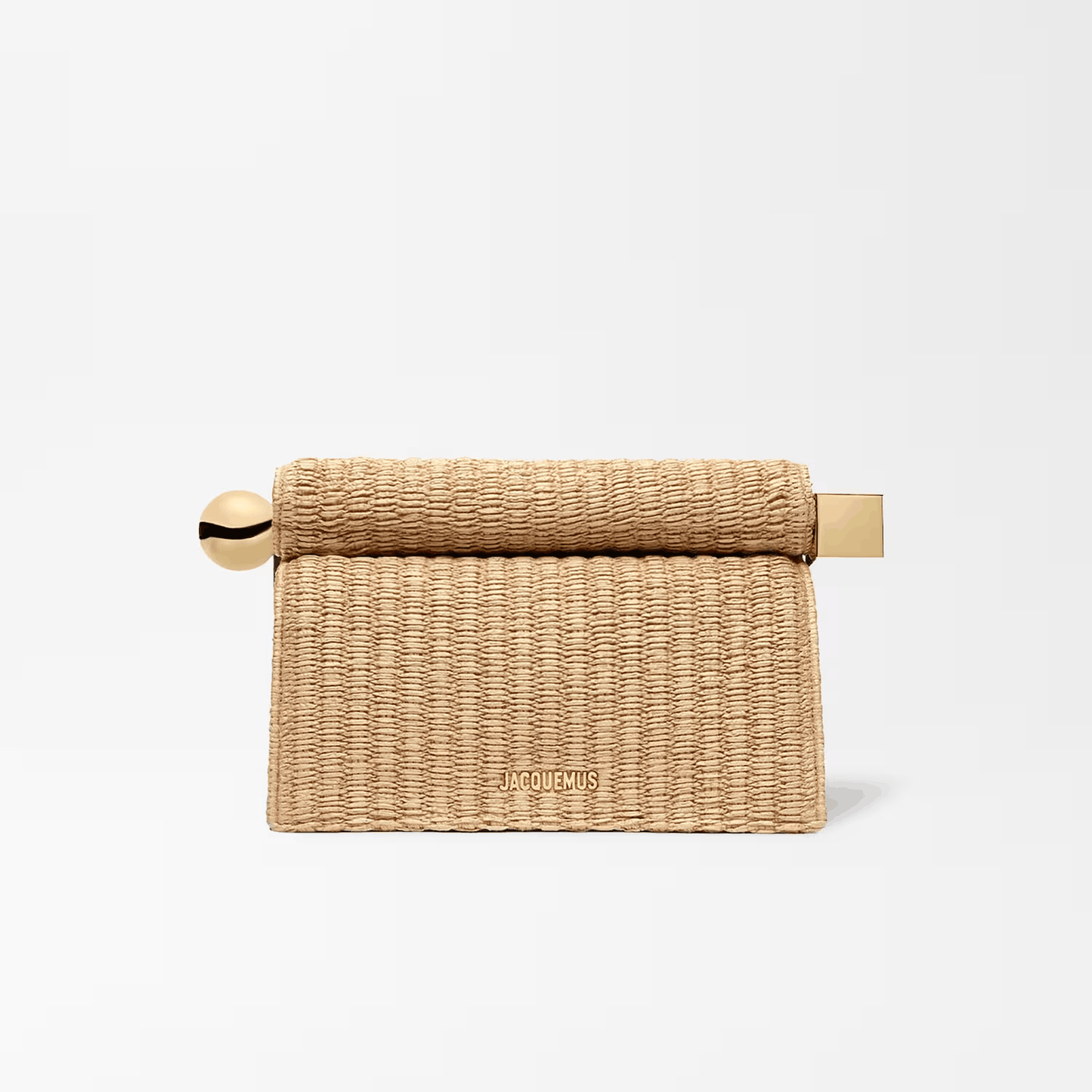 Woven Straw Clutch Bag