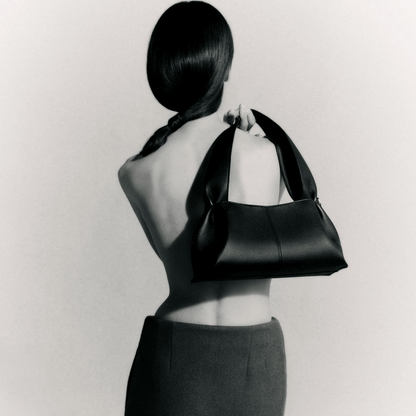 Minimalist Black Shoulder Bag