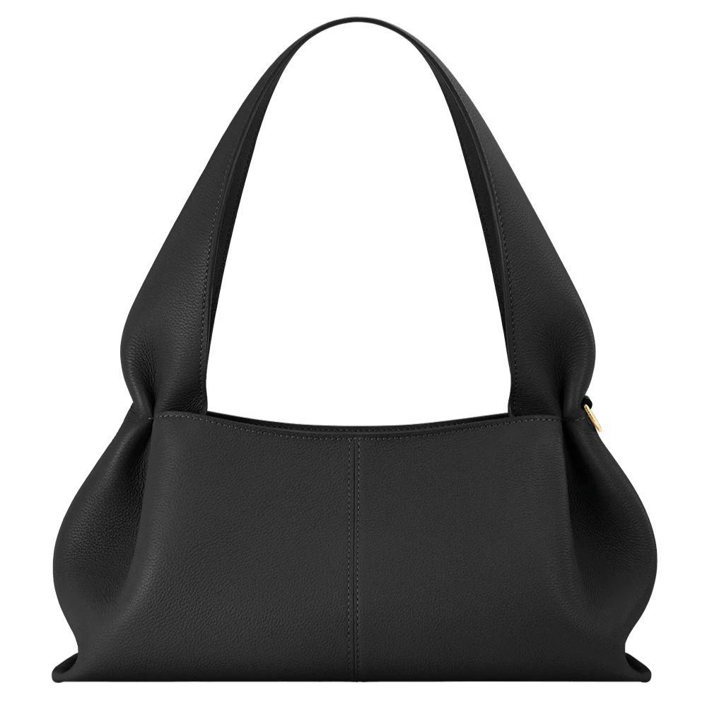 Minimalist Black Shoulder Bag