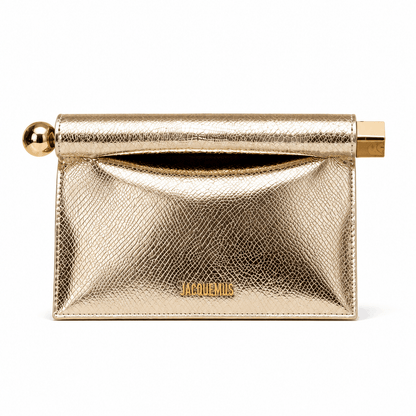 Gold Metallic Clutch Bag