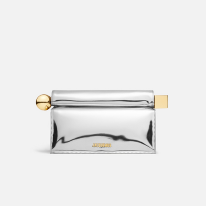Silver Clutch Bag