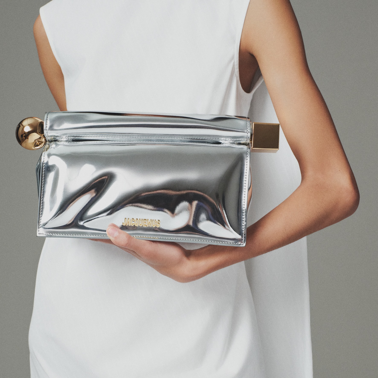 Silver Clutch Bag