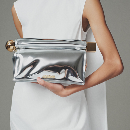 Silver Clutch Bag