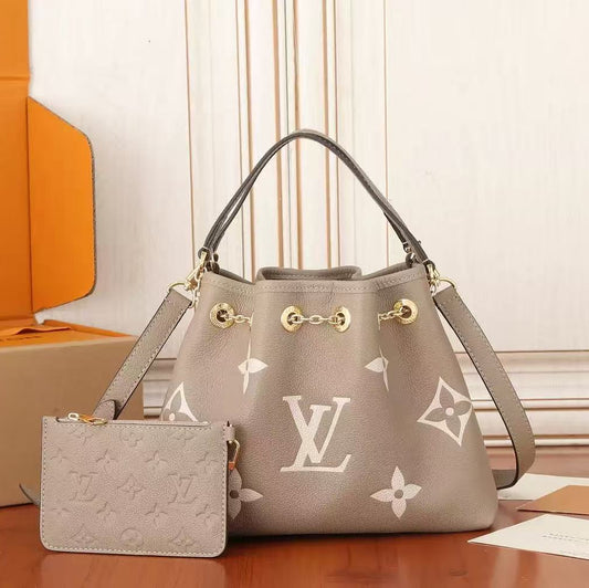 Elegant Drawstring Bucket Bag