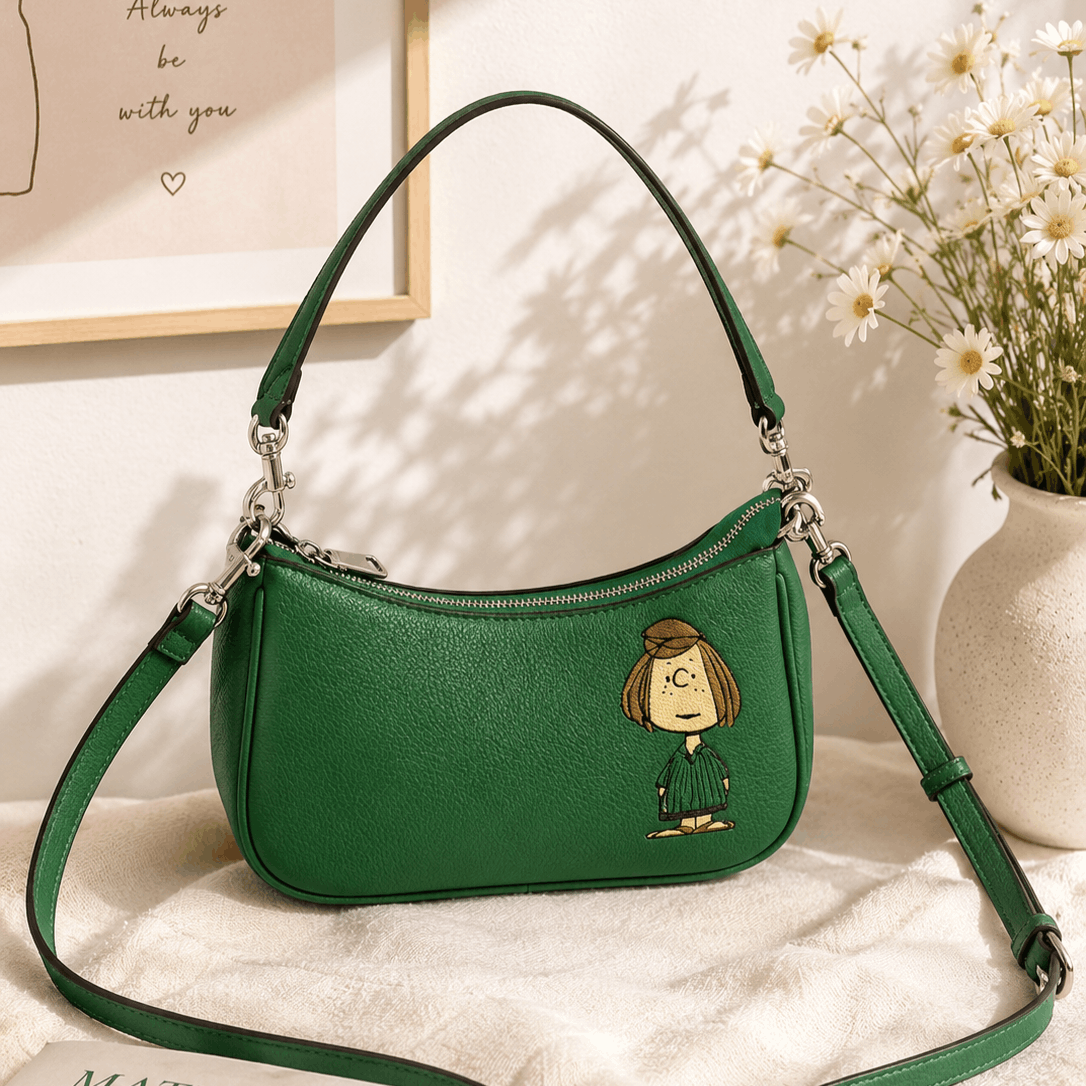 Green Character Mini Shoulder Bag